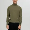 SELECTED LÅNGÄRMAD POLOTRÖJA TRÖJA Green New