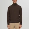 SELECTED LÅNGÄRMAD POLOTRÖJA TRÖJA Brown Discount