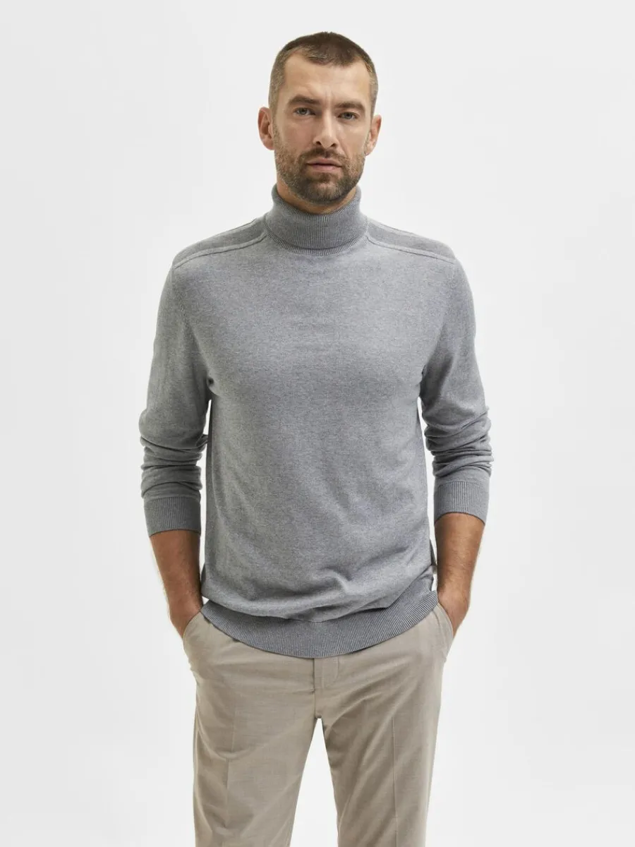 lngrmad_polotrja_trja_0-7.webp SELECTED LÅNGÄRMAD POLOTRÖJA TRÖJA Grey Flash Sale