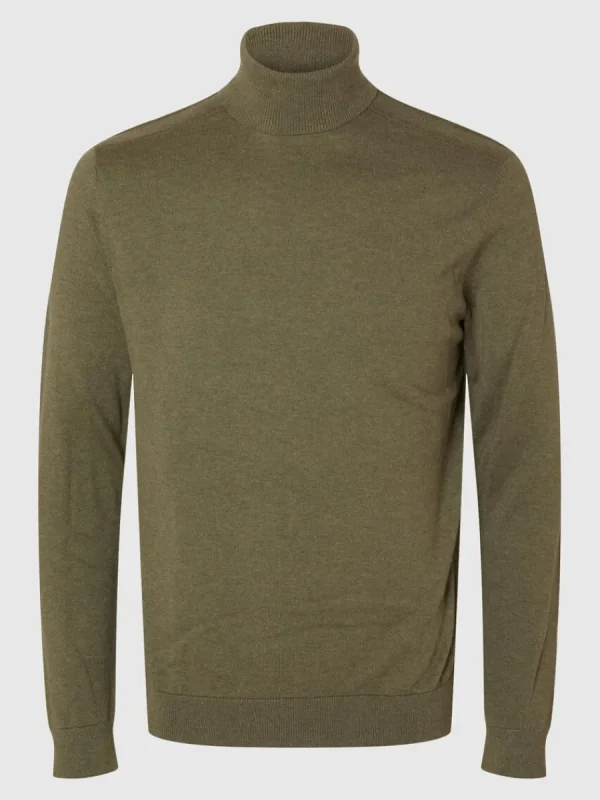 SELECTED LÅNGÄRMAD POLOTRÖJA TRÖJA Green New