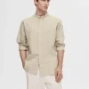 SELECTED LÅNGÄRMAD SKJORTA Beige Fashion