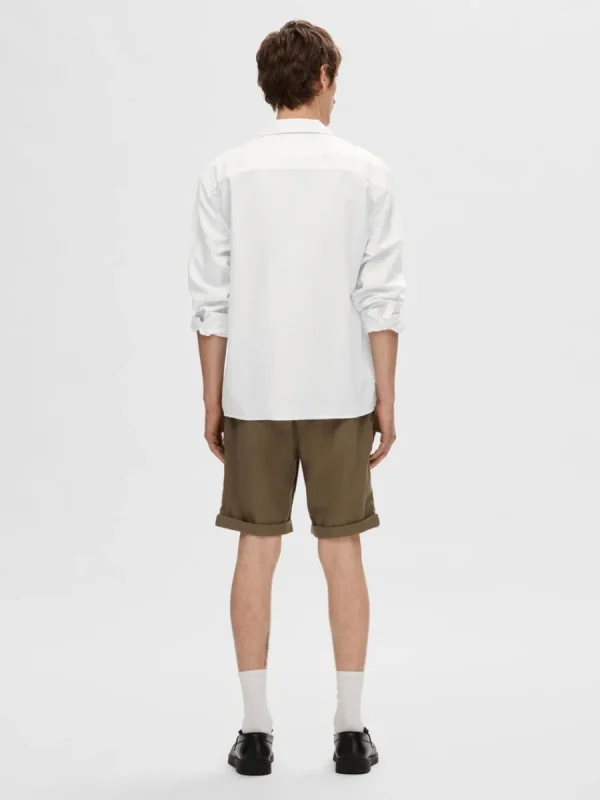 SELECTED LÅNGÄRMAD SKJORTA White Discount