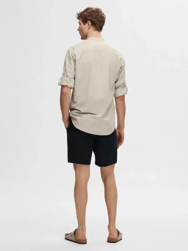SELECTED LÅNGÄRMAD SKJORTA Beige New