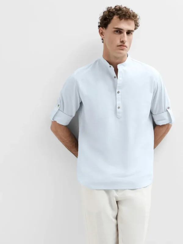 SELECTED LÅNGÄRMAD SKJORTA Blue Hot