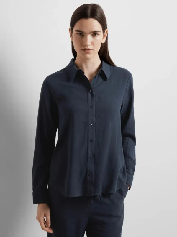 SELECTED LÅNGÄRMAD SKJORTA Blue Hot
