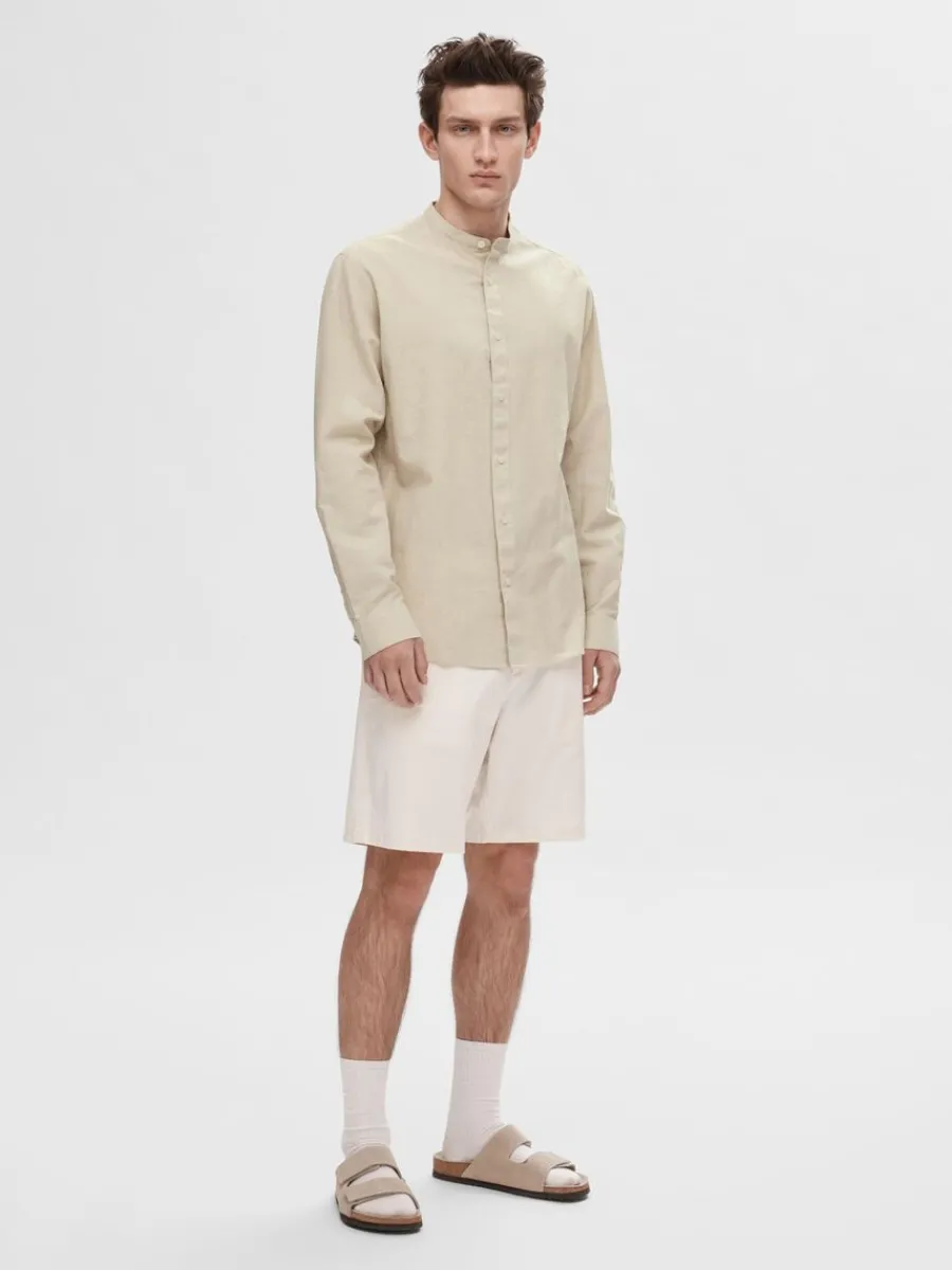 lngrmad_skjorta_2-8.webp SELECTED LÅNGÄRMAD SKJORTA Beige Fashion