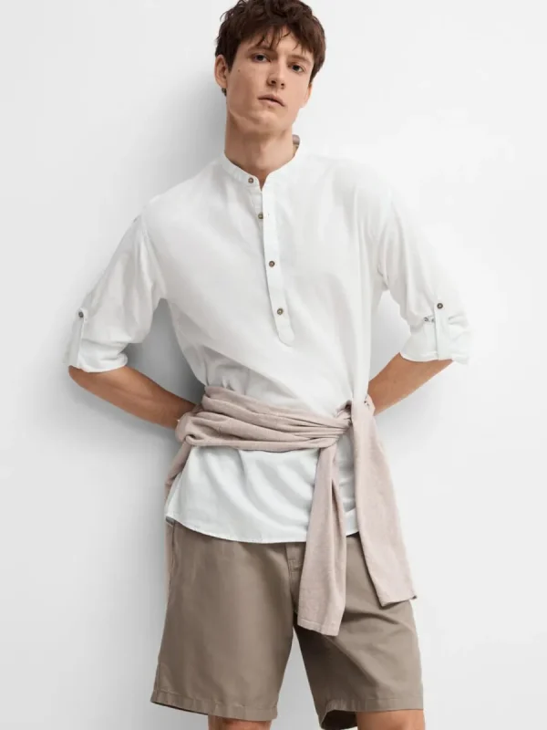 SELECTED LÅNGÄRMAD SKJORTA White Fashion
