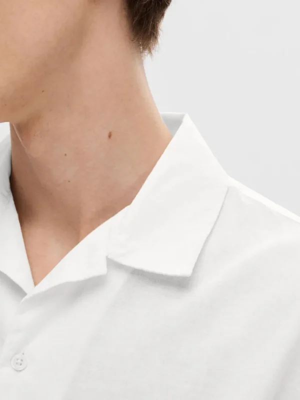 SELECTED LÅNGÄRMAD SKJORTA White Discount