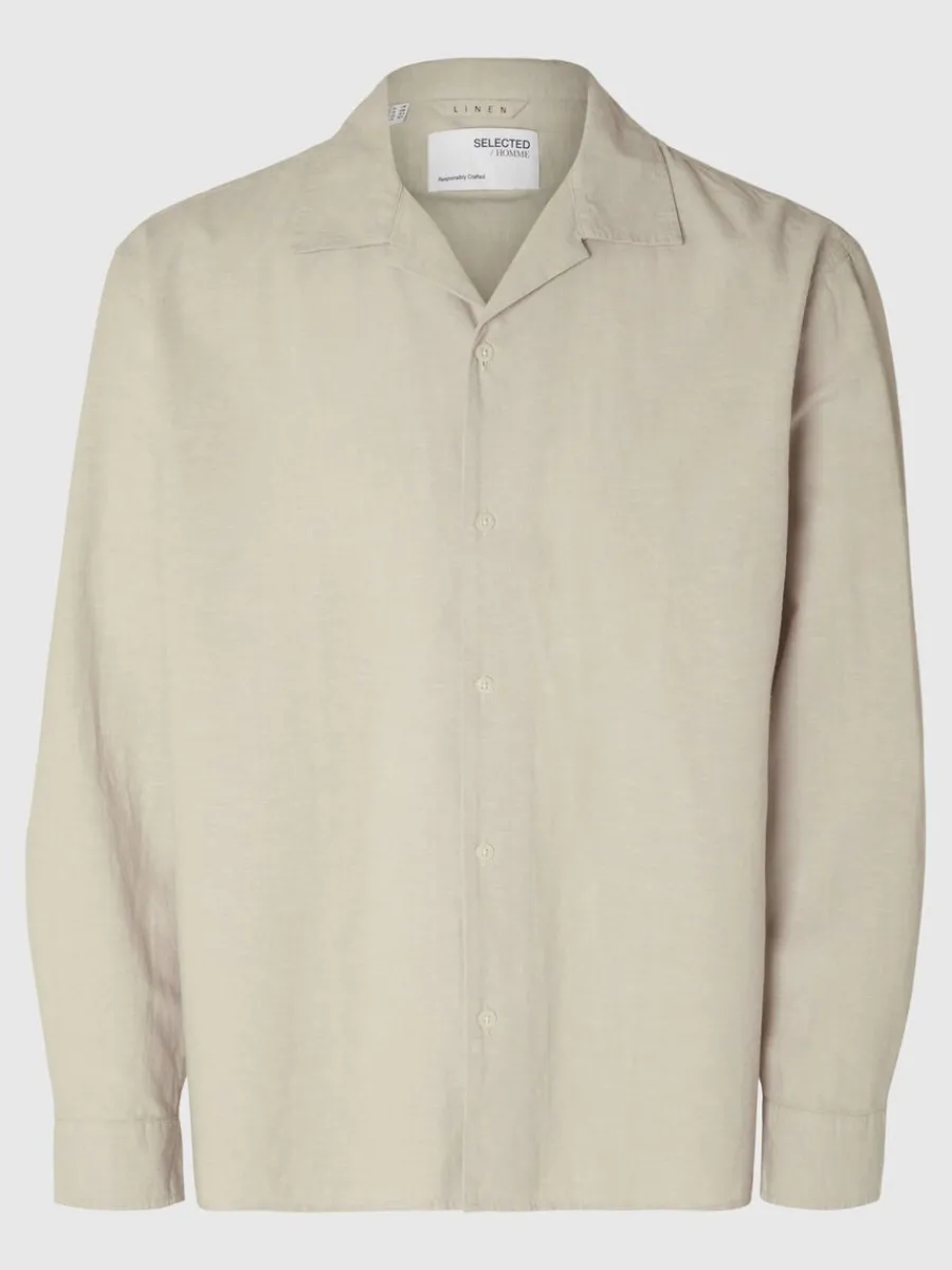 lngrmad_skjorta_4-12.webp SELECTED LÅNGÄRMAD SKJORTA Beige Store