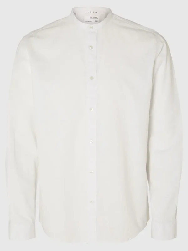 SELECTED LÅNGÄRMAD SKJORTA White New
