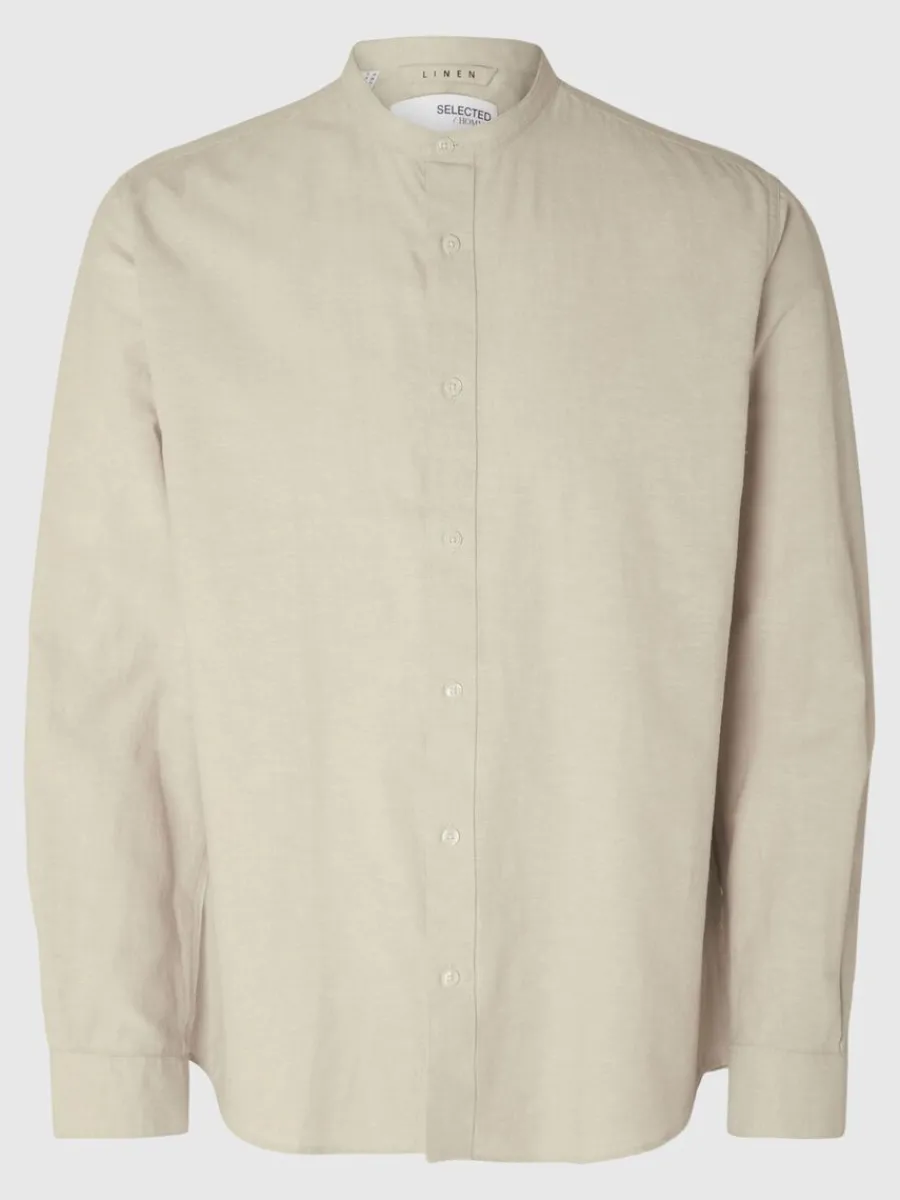lngrmad_skjorta_4-8.webp SELECTED LÅNGÄRMAD SKJORTA Beige Fashion