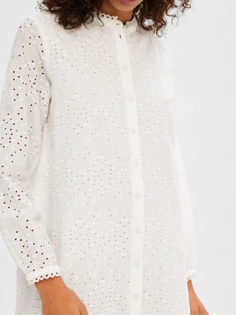 lngrmad_skjortklnning_3.webp SELECTED LÅNGÄRMAD SKJORTKLÄNNING White Best Sale
