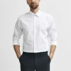 SELECTED LÅNGÄRMAD SLIM FIT SKJORTA White Flash Sale