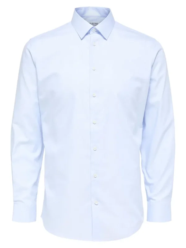 SELECTED LÅNGÄRMAD SLIM FIT SKJORTA Blue Shop