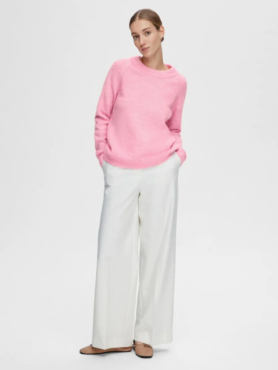 lngrmad_stickad_trja_1-14.webp SELECTED LÅNGÄRMAD STICKAD TRÖJA Pink Fashion