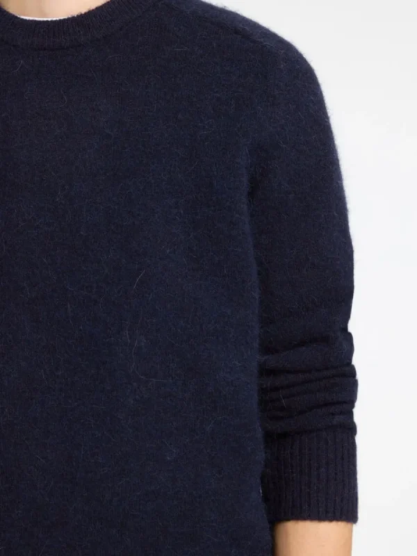 SELECTED LÅNGÄRMAD STICKAD TRÖJA Blue Online