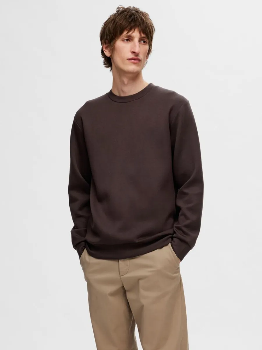 lngrmad_sweatshirt_0.webp SELECTED LÅNGÄRMAD SWEATSHIRT Brown Cheap