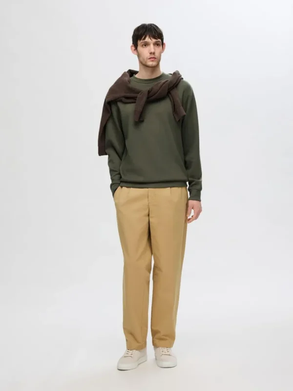 SELECTED LÅNGÄRMAD SWEATSHIRT Green Best Sale