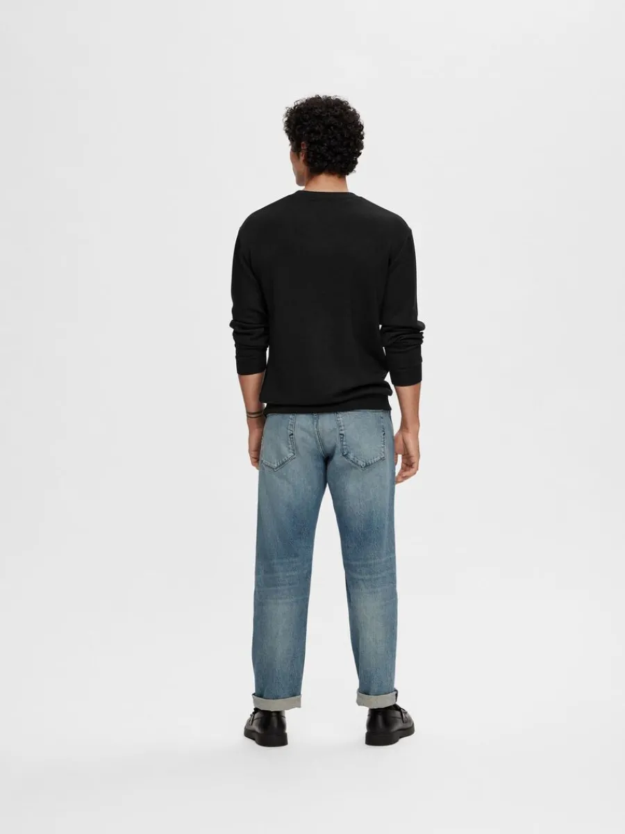 lngrmad_sweatshirt_1-4.webp SELECTED LÅNGÄRMAD SWEATSHIRT Black Best Sale