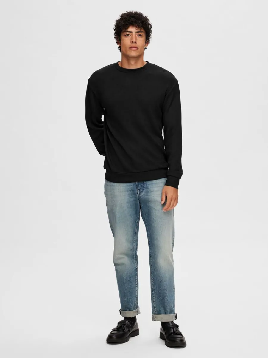 lngrmad_sweatshirt_2-4.webp SELECTED LÅNGÄRMAD SWEATSHIRT Black Best Sale