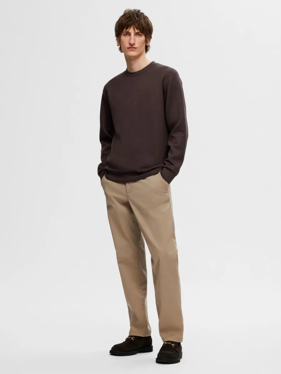 lngrmad_sweatshirt_2.webp SELECTED LÅNGÄRMAD SWEATSHIRT Brown Cheap