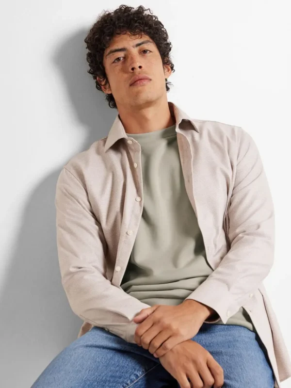 SELECTED LÅNGÄRMAD SWEATSHIRT Beige Shop