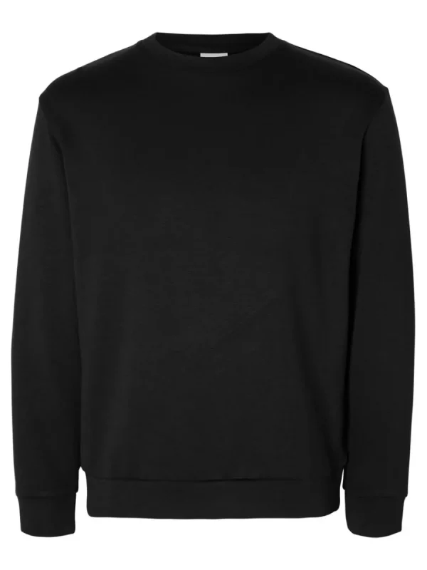 SELECTED LÅNGÄRMAD SWEATSHIRT Black Best Sale