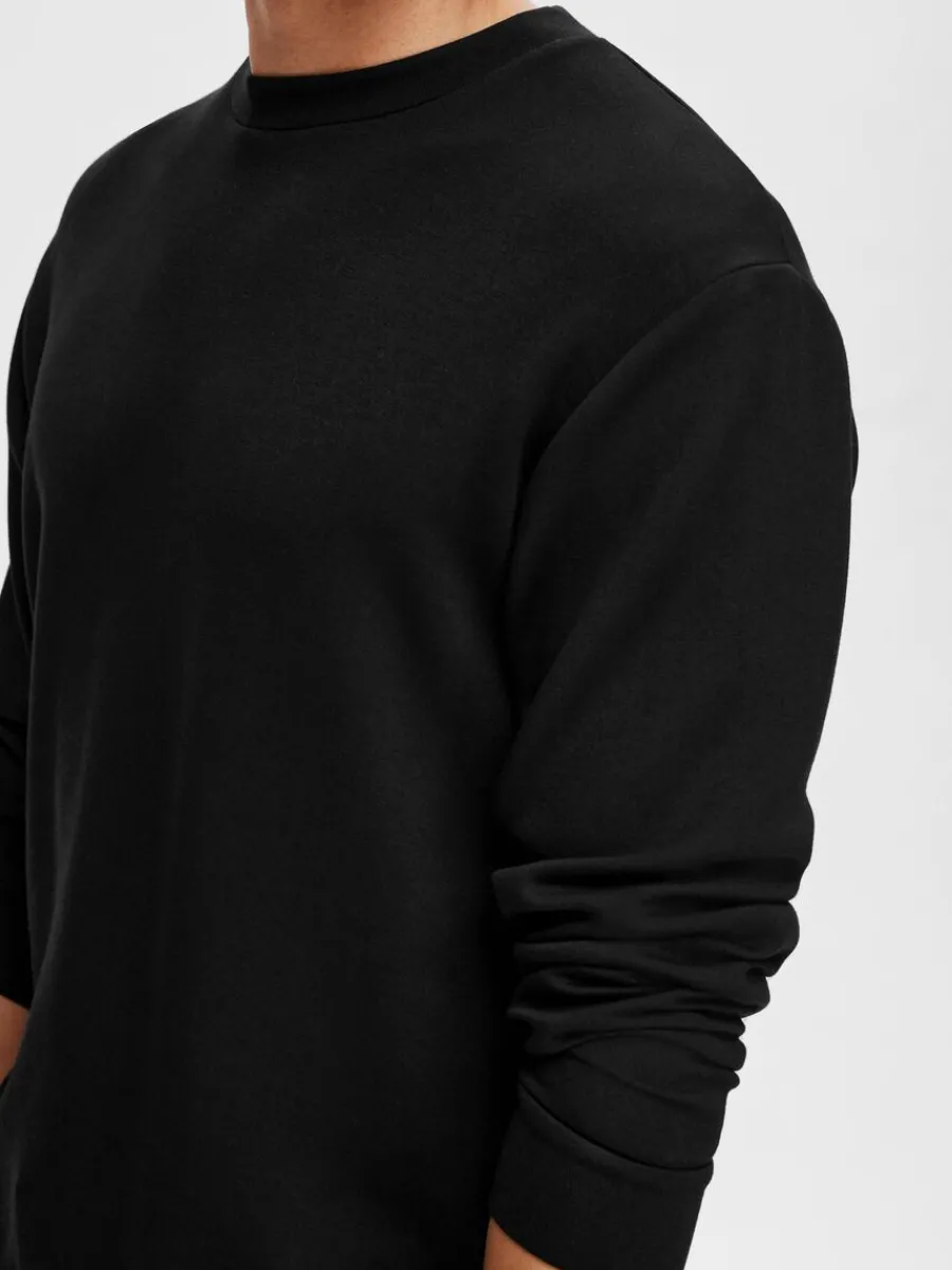 lngrmad_sweatshirt_5-3.webp SELECTED LÅNGÄRMAD SWEATSHIRT Black Best Sale