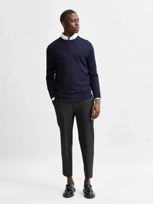 SELECTED LÅNGÄRMAD TRÖJA Blue New