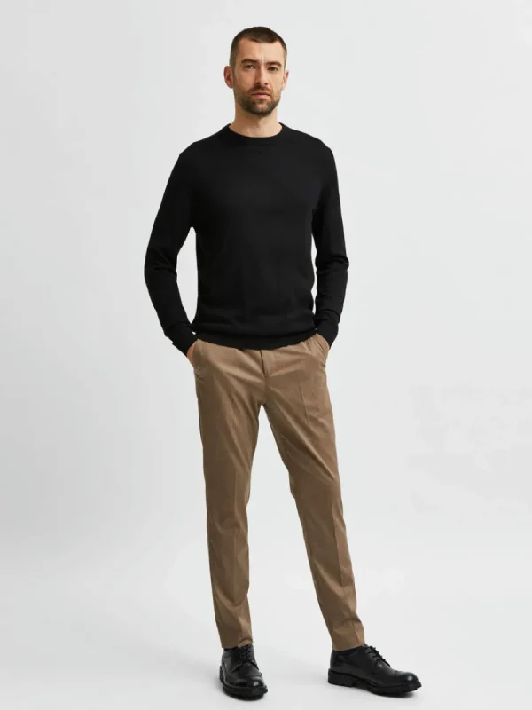 SELECTED LÅNGÄRMAD TRÖJA Black Shop