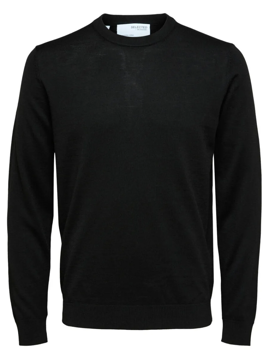 lngrmad_trja_4-5.webp SELECTED LÅNGÄRMAD TRÖJA Black Shop