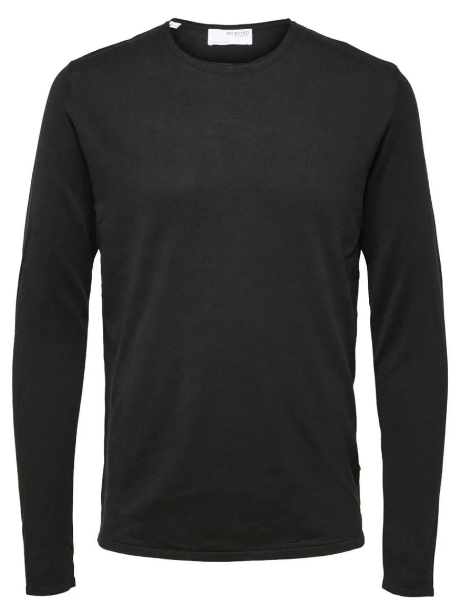 lngrmad_trja_4.webp SELECTED LÅNGÄRMAD TRÖJA Black Flash Sale