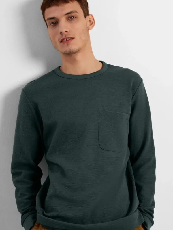 SELECTED LÅNGÄRMAD T-SHIRT Grey Cheap