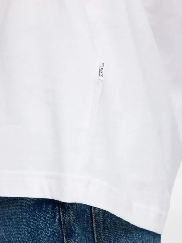 SELECTED LÅNGÄRMAD T-SHIRT White Online