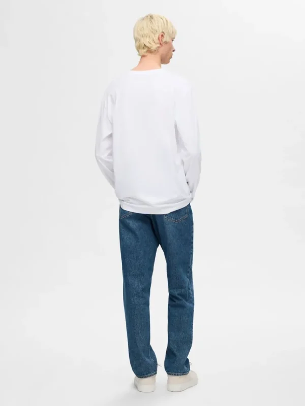 SELECTED LÅNGÄRMAD T-SHIRT White Online