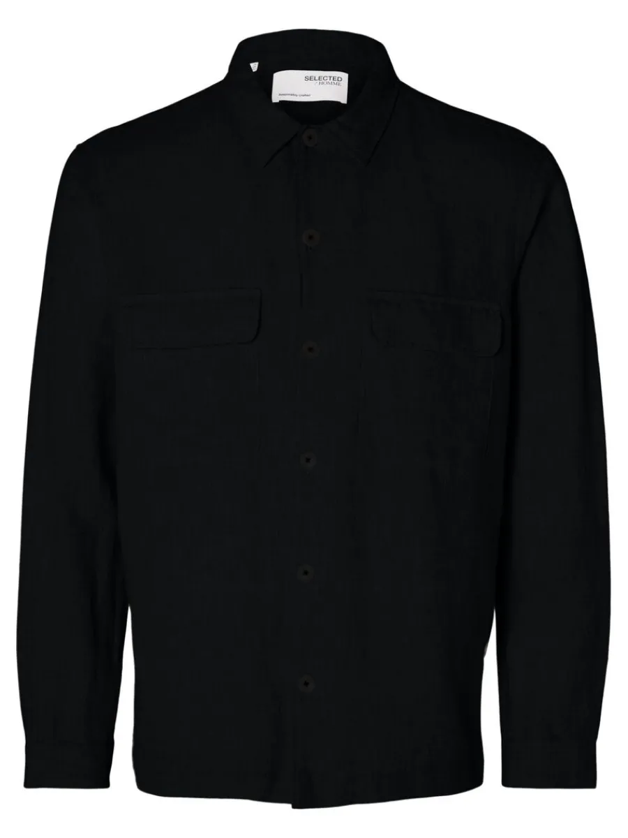 lngrmad_verskjorta_4-1.webp SELECTED LÅNGÄRMAD ÖVERSKJORTA Black Flash Sale