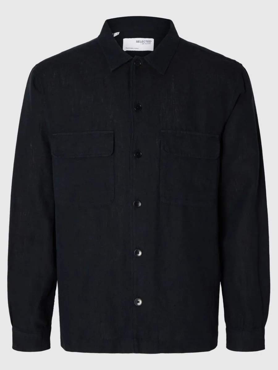 lngrmad_verskjorta_4.webp SELECTED LÅNGÄRMAD ÖVERSKJORTA Blue Store
