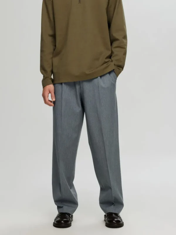 SELECTED 220 LOOSE FIT BYXOR Grey Sale