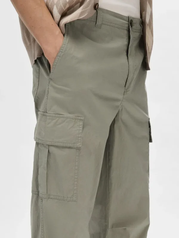 SELECTED 220 LOOSE FIT CARGOBYXOR Green Hot