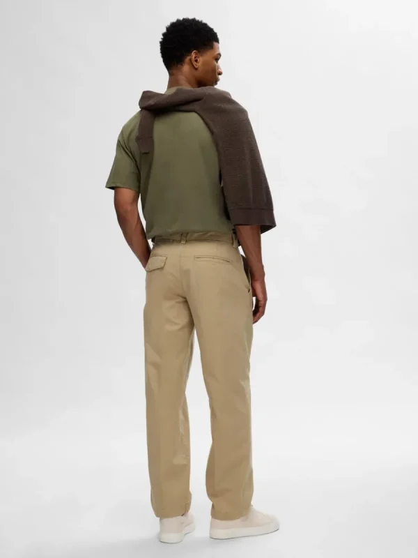 SELECTED 220 LOOSE FIT CHINOS Beige Outlet