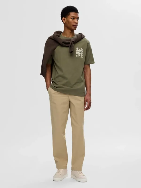 SELECTED 220 LOOSE FIT CHINOS Beige Outlet