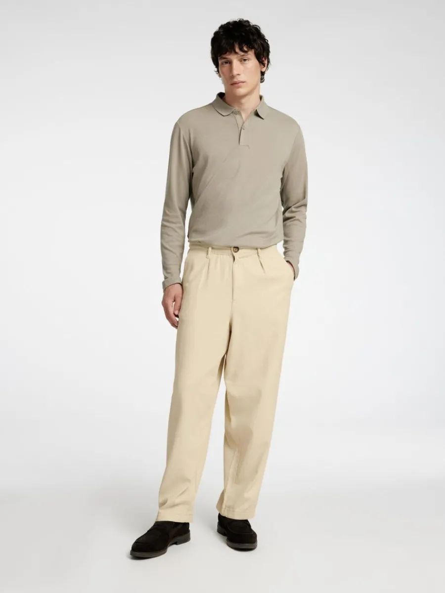 ls_passform_byxor_3.webp SELECTED LÖS PASSFORM BYXOR Beige Flash Sale