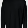 SELECTED LÖS PASSFORM LÅNGÄRMAD T-SHIRT Black Flash Sale