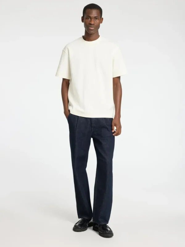 SELECTED LÖS PASSFORM T-SHIRT White Best