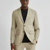 SELECTED LÄTT ENKELKNÄPPT KAVAJ Beige Outlet