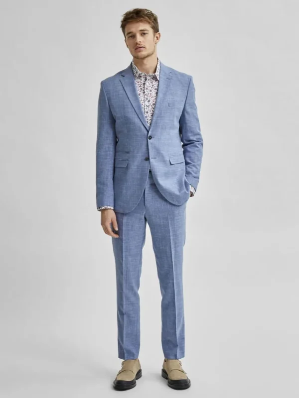 SELECTED LÄTT ENKELKNÄPPT KAVAJ Blue Hot