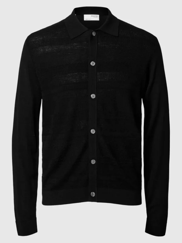 SELECTED 100% MERINOULL KOFTA Black Shop