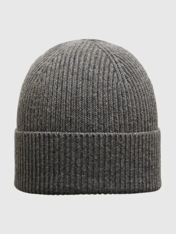 SELECTED 100% MERINOULL MÖSSA Grey Cheap