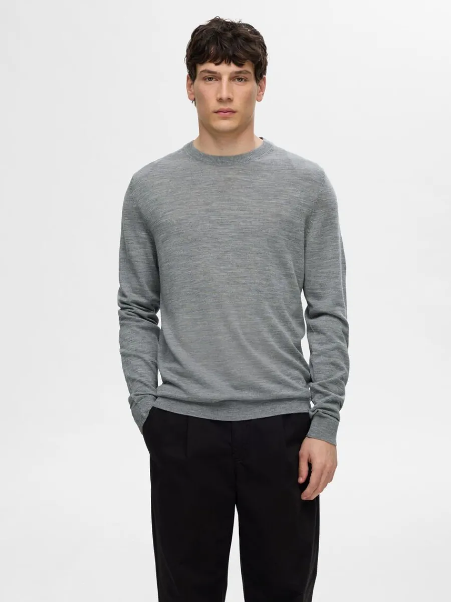 merinoull_rundringad_trj_0-4.webp SELECTED 100% MERINOULL RUNDRINGAD TRÖJA Grey Fashion