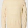 SELECTED 100% MERINOULL RUNDRINGAD TRÖJA Beige Cheap